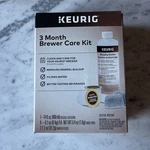 Keurig 3-MONTH Brewer Maintenance Kit Includes Descaling Solution, Water Filt.... Fixed Price $16.64.