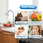 Heyaxa Water Filter For Sink, Faucet Mount Filtration System, Kitchen,. Fixed Price $7.71.