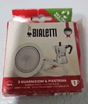 Bialetti 1 Cup Moka Express Pot Filter + 3 Gaskets - Boxed Made In Italy. Fixed Price $15.99.