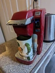 Keurig K10 Coffee Maker, Single Serve K-cup Pod Brewer, 6 To Oz Red. Fixed Price $45.00.