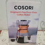 Cosori Pour Over Coffee Maker With Stainless Steel Filter, 8-CUP 34OZ Drip. Fixed Price $32.99.