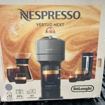 Nespresso Vertuo Next W/aeroccino, Gray, Breville Damaged Box. Fixed Price $129.85.