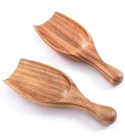Ginsent Wood SCOOP-2 Pieces Large Measuring Spoons For Ground Coffee, Tea. Fixed Price $10.00.