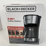 Black And Decker 4-IN-1 Coffee Maker 5-CUP CM0750BS. Fixed Price $16.82.