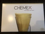 Chemex Coffee Bonded Filters FP-2N Natural Squares 100 Per Box Ecco Usa. Fixed Price $24.99.