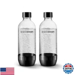 Sodastream 1L Classic Dws Carbonating Bottle Black Twinpack - Of 2. Fixed Price $35.80.