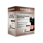 Keurig Brewers Descale And Cleanse Starter Kit Two Pods & One Solution Pouch. Fixed Price $11.20.