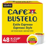 Bustelo Espresso Roast Coffee K Cup Pods, Box 48. Fixed Price $42.98.