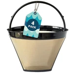 Cestlaive #4 Cone Reusable Permanent Coffee Basket Filter Gold,. Fixed Price $21.82.