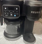 Keurig K5600 K-duo Hot/iced Single Serve&carafe Coffee Maker 72OZ Reservoir Euc!. Fixed Price $89.99.