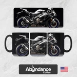 Yamaha R1 Coffee Mug - "showroom" Black Ceramic 15OZ. Fixed Price $24.99.