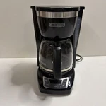 Black+decker Coffee Maker 12-CUP Programmable Quicktouch CM1060B Tested. Fixed Price $44.99.
