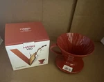 Hario V60 Plastic Coffee Dripper Pour Over Cone Maker Size 02, Red New. Fixed Price $14.99.