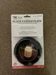 Bulk Paradise Black Candle Plate No Flame Warmer. Fixed Price $9.49.
