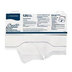 Scott 1/2 Fold 1-PLY Toilet Seat Cover, Paper, 18" X 15", 125/PACK, 24 Pack/case. Fixed Price $135.52.