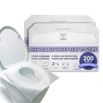 Disposable Toilet Seat Covers Xl Half Fold Flushable 200 Sheets Pack For .... Fixed Price $23.49.