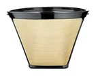 Medelco GF214CB 4-CONE 8 To 12 Cup Permanent Golden Coffee Filter 4.63 Dia. In.. Fixed Price $12.07.