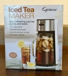 Capresso Ice Tea Maker 80 Oz W/ Glass Pitcher - Stainless Brand New Sealed. Fixed Price $48.88.