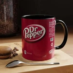 Dr Pepper Can Design Coffee Mug Accent 11OZ. Fixed Price $14.99.