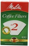 Melitta Super Premium #2 Cone Paper Filters White, 100 Count. Fixed Price $9.99.