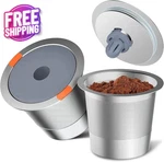 Noalto Reusable Cups Pack Stainless Steel Coffee Pods For Keurig 1.0/2.0. Fixed Price $22.99.