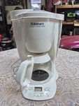 Cuisinart DGB-300 White Automatic Grind & Brew 10 Cup Coffee Maker Machine. Fixed Price $50.00.