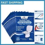 Portable Xl Disposable Toilet Seat Covers - 100 Pcs, Ideal For Travel & Camping. Fixed Price $18.99.