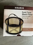 Keurig Reusable Gold Tone Mesh Coffee Filter For K-duo Essentials & Brewers. Fixed Price $9.50.