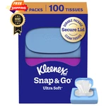 Kleenex Snap & Go Ultra Soft Facial Tissues, 4 (25 Packs), White. Fixed Price $15.18.