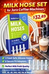 Milk Set For Jura Fully Automatic Coffee Machines - With 3X And 6X Ad. Fixed Price $32.49.