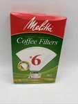 Melitta #6 Cone Coffee Filters, Unbleached Natural Brown, 40 Count (pack 1.... Fixed Price $54.63.