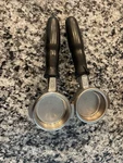 Marzocco Portafilter 58MM Single Spout Black Rubber Espresso Coffee. Fixed Price $105.00.