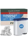Roobi Cleaning Tablets & Filters Compatible With Philips. Includes 16 Espresso. Fixed Price $50.00.