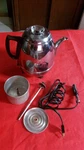 Vintage Pot Belly Percolator 33P30 9-CUP Chrome Coffee Maker Works. Fixed Price $79.95.
