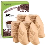 Unbleached Cup Disposable Paper Filters With Lid For Keurig Reusable. Fixed Price $24.07.