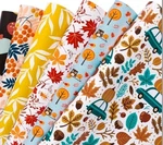Wrapaholic Autumn Wrapping Paper Roll 6 Sheets Pumpkins Leaves Owls 17.5"X30". Fixed Price $9.99.