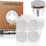 Foils Coffee Pod Seal Lids Reusable Nespresso Capsules Refillable 120PC. Fixed Price $13.39.