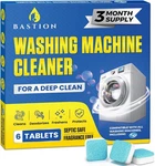 Bastion Washing Machine Cleaner Tablets 6 Pack Deodorizer Descaler He Safe. Fixed Price $12.99.