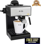 Mr. Coffee Espresso Maker 4-SHOT Steam Cappuccino And Latte Black ECM170. Fixed Price $33.95.