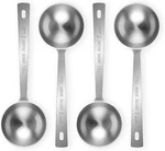 Flezoo 4PCS Coffee Scoop - 1 Tablespoon Spoon, Silver Fress Shipping. Fixed Price $9.53.