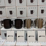 Smeg 200ML Stainless Steel Milk Frothing Jug Coffee Pitcher Silver/black New. Fixed Price $25.00.