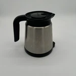 Keurig Coffee Pot Carafe With Lid Stainless Steel Chrome Black Handle 1634X. Fixed Price $24.99.