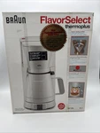 Braun Type KF170 Coffee Maker Thermal Carafe Germany Open Box- Black. Fixed Price $224.85.