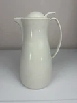 Pampered Chef Carafe #6672 White Thermal Insulated 33 Oz Pitcher Hot/coffee Tea. Fixed Price $23.64.