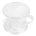 Fdit Transparent Reusable Coffee Filter Cone-shaped Maker Cone.... Fixed Price $14.66.