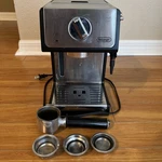 Delonghi ECP3420 Espresso Machine, Metal Black. Fixed Price $39.99.