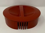 Mr Coffee Tea Maker Lid Terracotta Red Slotted Replacement TM1. Fixed Price $12.99.