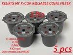5 Pcs Keurig -extra My K-cup Universal Reusable Filter New.. Fixed Price $15.90.