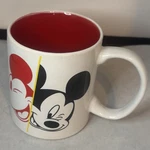Disney 90 Years Mickey Coffee Cup Mouse Red Black Mug Celebration. Fixed Price $13.50.