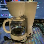 Rival 12 Cup White Basic Drip Style Coffee Maker Model # RV-076 / Manual-filters. Fixed Price $7.99.